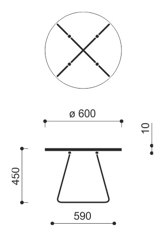 Wymiary stolika SV40